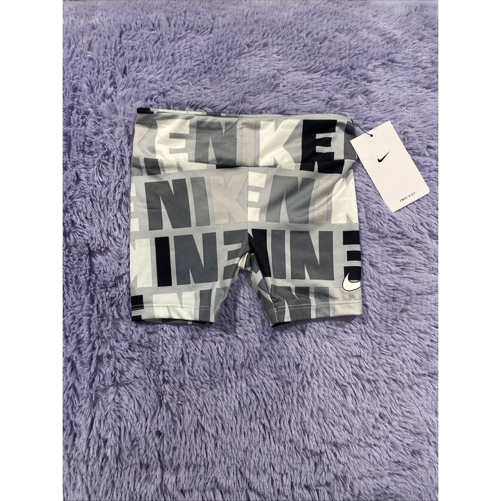 Girls Nike Light Smoke Grey Shorts Size 4 XS 3-4‎ Years